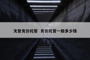 文登竞价托管  竞价托管一般多少钱