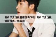 青白江竞价托管报价表下载  青白江竞价托管报价表下载安装