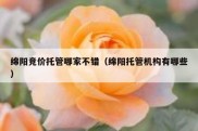 绵阳竞价托管哪家不错（绵阳托管机构有哪些）