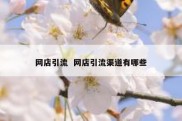 网店引流  网店引流渠道有哪些