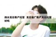四川竞价账户托管  竞价推广账户竞价托管好吗