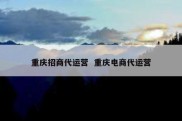 重庆招商代运营  重庆电商代运营