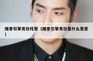 搜索引擎竞价托管（搜索引擎竞价是什么意思）