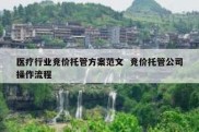 医疗行业竞价托管方案范文  竞价托管公司操作流程