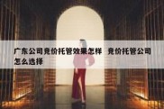 广东公司竞价托管效果怎样  竞价托管公司怎么选择