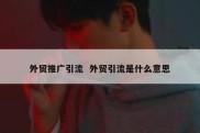 外贸推广引流  外贸引流是什么意思