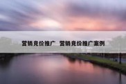 营销竞价推广  营销竞价推广案例