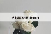 获客引流黑科技  获客技巧