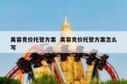 美容竞价托管方案  美容竞价托管方案怎么写