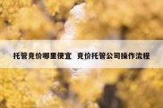 托管竞价哪里便宜  竞价托管公司操作流程
