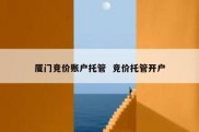 厦门竞价账户托管  竞价托管开户
