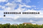 百度竞价托管怎么用  百度竞价托管怎么收费