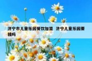 济宁市儿童乐园餐饮加盟  济宁儿童乐园要钱吗