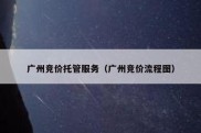 广州竞价托管服务（广州竞价流程图）