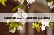 抖音赚钱新手入门  抖音赚钱新手入门视频