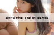 竞价托管怎么用  竞价托管公司操作流程