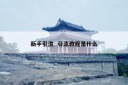 新手引流  引流教程是什么
