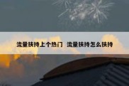 流量扶持上个热门  流量扶持怎么扶持