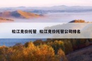松江竞价托管  松江竞价托管公司排名