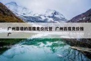 广州靠谱的百度竞价托管  广州百度竞价推广