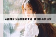云南抖音代运营策划工资  曲靖抖音代运营