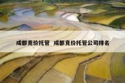 成都竞价托管  成都竞价托管公司排名