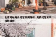 北京网站竞价托管案例分析  竞价托管公司操作流程