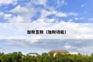 加粉互粉（加粉功能）