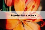 广东鸽子餐饮加盟  广东鸽子饭