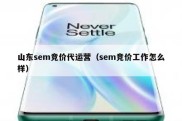 山东sem竞价代运营（sem竞价工作怎么样）