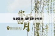 社群营销  社群营销小红书