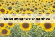 石嘴山靠谱的抖音代运营（石嘴山推广公司）