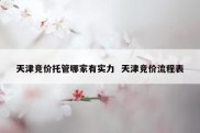 天津竞价托管哪家有实力  天津竞价流程表