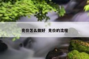 竞价怎么做好  竞价的流程