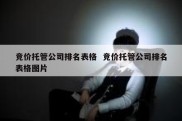 竞价托管公司排名表格  竞价托管公司排名表格图片