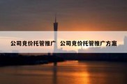 公司竞价托管推广  公司竞价托管推广方案