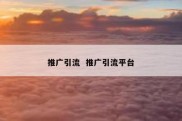 推广引流  推广引流平台