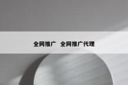 全网推广  全网推广代理