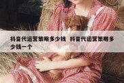 抖音代运营策略多少钱  抖音代运营策略多少钱一个