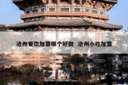 沧州餐饮加盟哪个好做  沧州小吃加盟