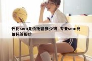 怀化sem竞价托管多少钱  专业sem竞价托管报价