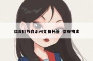 临夏回族自治州竞价托管  临夏拍卖