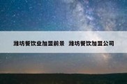潍坊餐饮业加盟前景  潍坊餐饮加盟公司