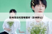 彭州竞价托管哪里好（彭州转让）