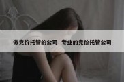 做竞价托管的公司  专业的竞价托管公司
