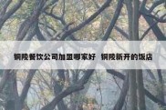 铜陵餐饮公司加盟哪家好  铜陵新开的饭店