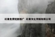红果免费短剧推广  红果文化传媒有限公司