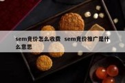 sem竞价怎么收费  sem竞价推广是什么意思