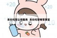 竞价托管公司服务  竞价托管哪家便宜