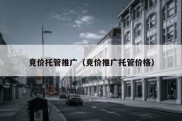 竞价托管推广（竞价推广托管价格）